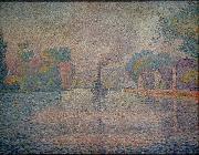 Paul Signac LHirondelle Steamer on the Seine oil painting picture wholesale